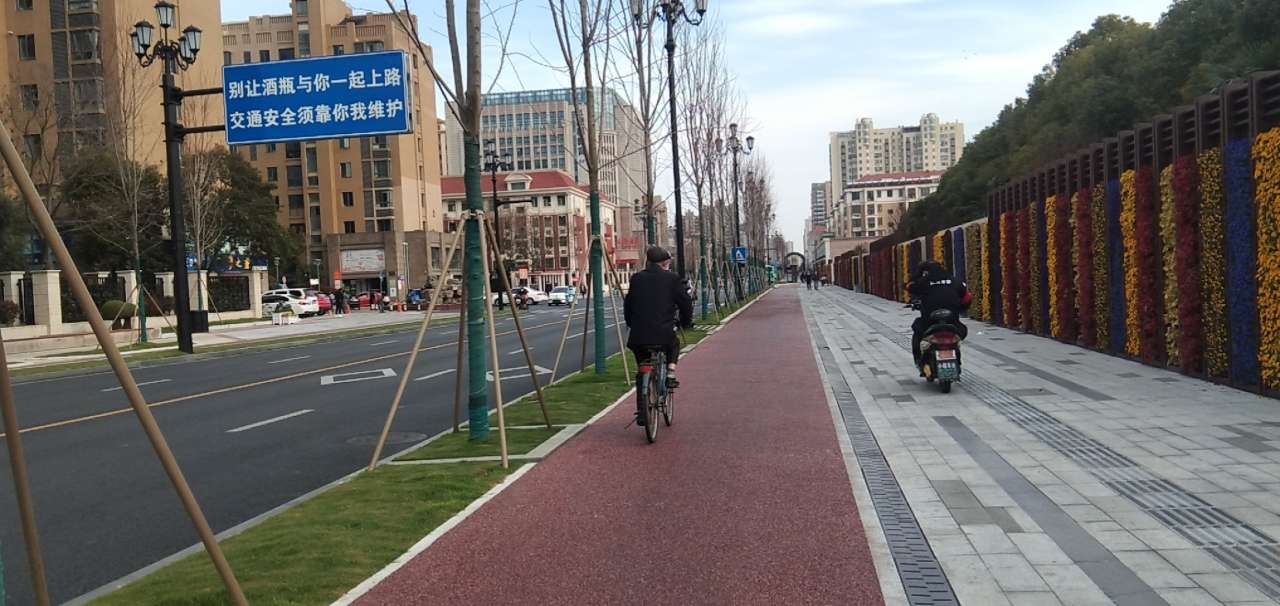 体验盐南高新区网红路——戴庄路!