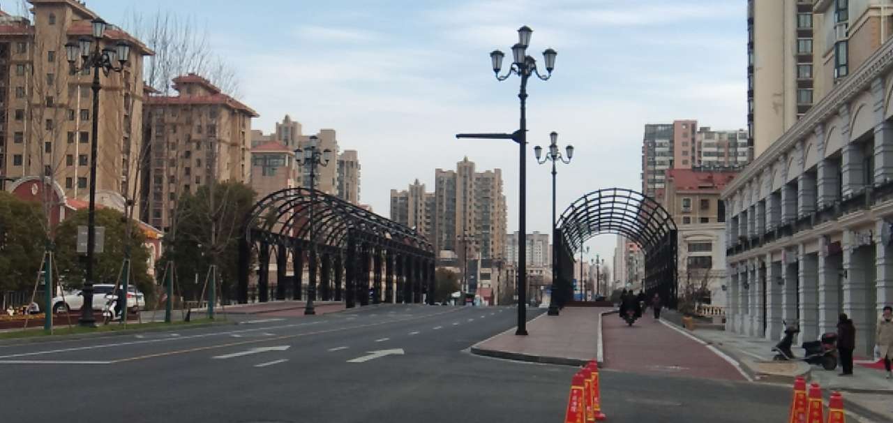 体验盐南高新区网红路——戴庄路!